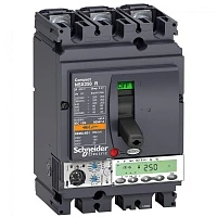 Автоматический выключатель Schneider Electric Compact NSX Силовой 3P Iu=150А диапазон уставки тока расцепления: 2250